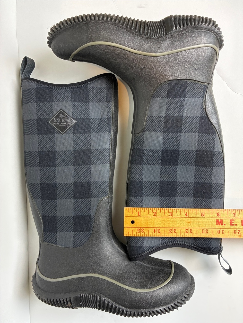 Muck Boot CO The Original- Hale Plaid Women’s Size 7 Tall Waterproof Boots - Picture 8 of 9